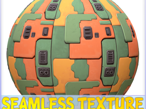 SciFi Seamless Texture CG 纹理