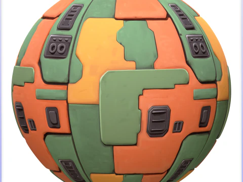 SciFi Seamless Texture CG Textures