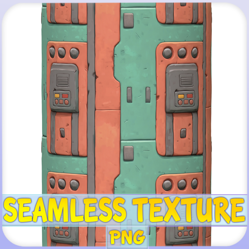 SciFi Seamless Texture CG Tekstury .c4d .max .obj .3ds .fbx .stl .blend 