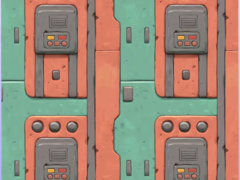 Struttura senza giunte di fantascienza CG Textures