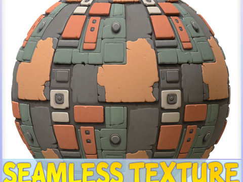 SciFi Seamless Texture CG 텍스쳐