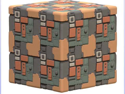 SciFi Seamless Texture Texturas CG