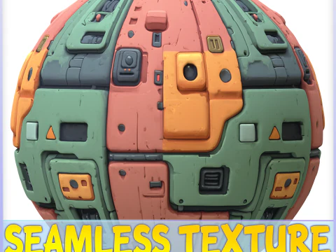 SciFi सीमलेस बनावट CG टेक्स्चर्स