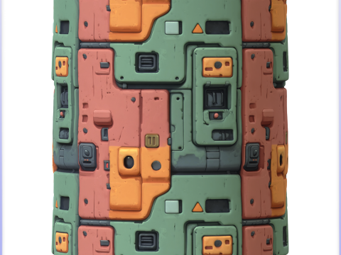SciFi Seamless Texture Texturas CG