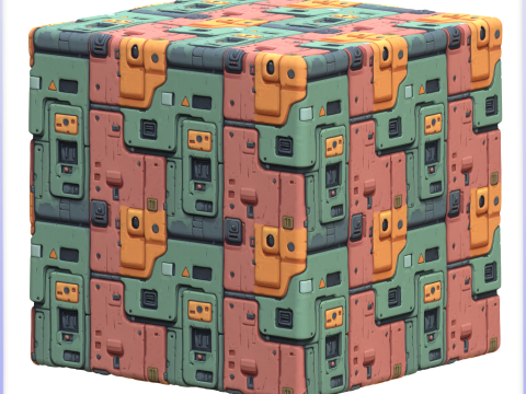 SciFi Seamless Texture Texturas CG