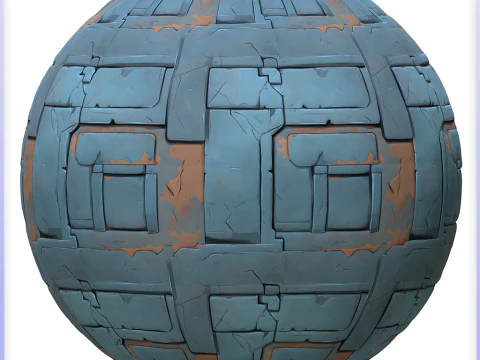 SciFi Seamless Texture CG Textures