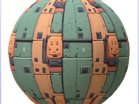 SciFi Seamless Texture Tekstur CG