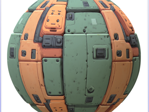 SciFi Seamless Texture Tekstur CG