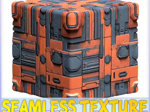 SciFi Seamless Texture CG 텍스쳐