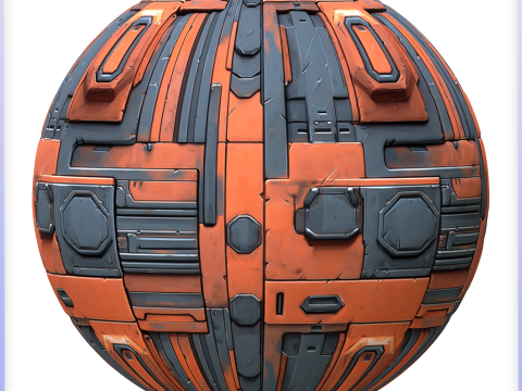 SciFi Seamless Texture Tekstur CG