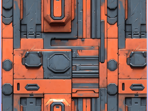 SciFi Seamless Texture Tekstur CG