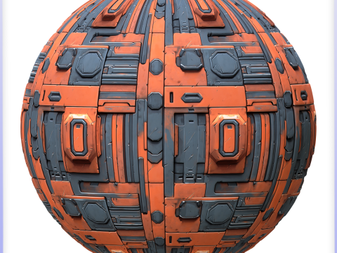 SciFi Seamless Texture Tekstur CG
