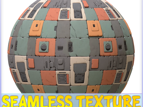 SciFi Seamless Texture CG 텍스쳐