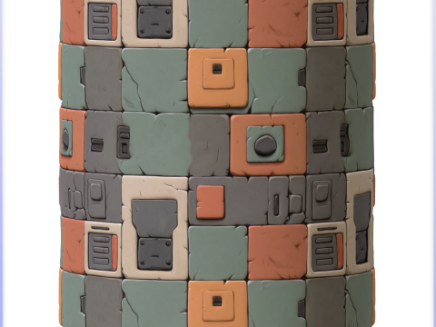 SciFi Seamless Texture CG 纹理