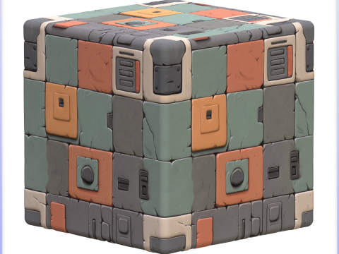 SciFi Seamless Texture CG 纹理