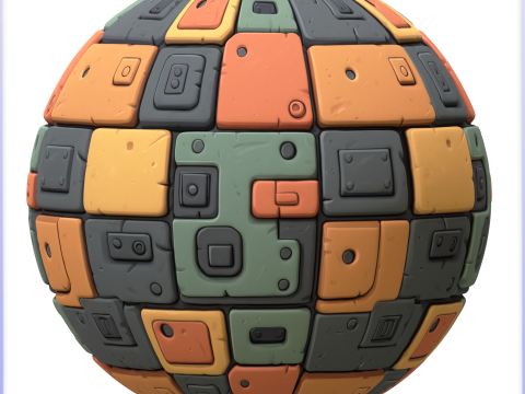 SciFi Seamless Texture CG Texturen