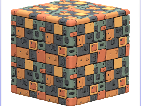 SciFi Seamless Texture CG Texturen