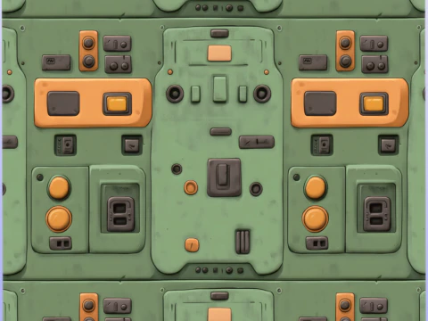 SciFi Seamless Texture CG Textures