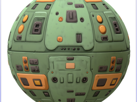 SciFi Seamless Texture CG 텍스쳐