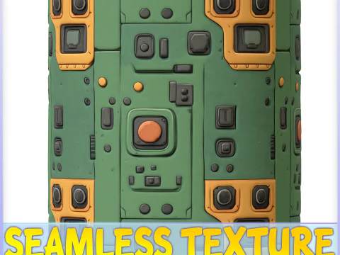 SciFi सीमलेस बनावट CG टेक्स्चर्स