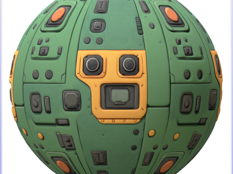 SciFi Seamless Texture Tekstur CG