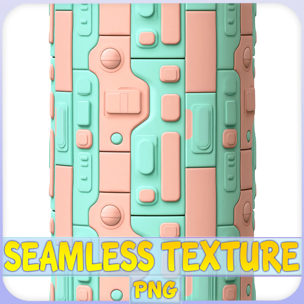 SciFi Seamless Texture CG Textures .c4d .max .obj .3ds .fbx .stl .blend