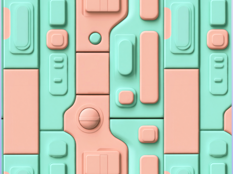 SciFi Seamless Texture Tekstur CG