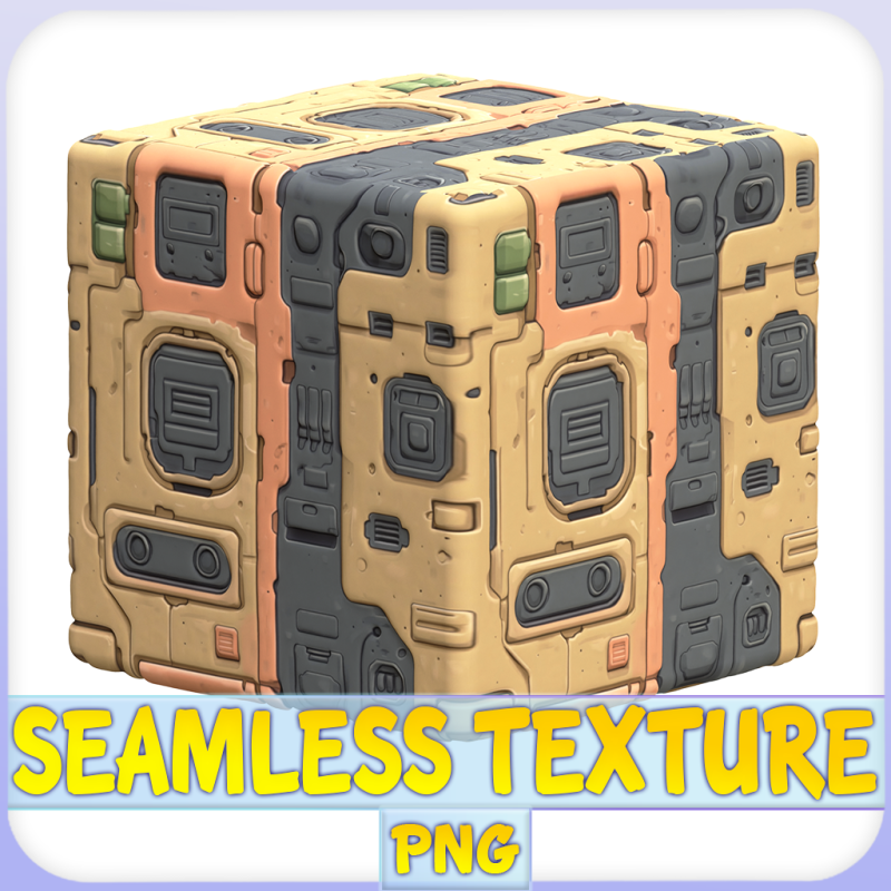 SciFi Seamless Texture CG Textures .c4d .max .obj .3ds .fbx .stl .blend 