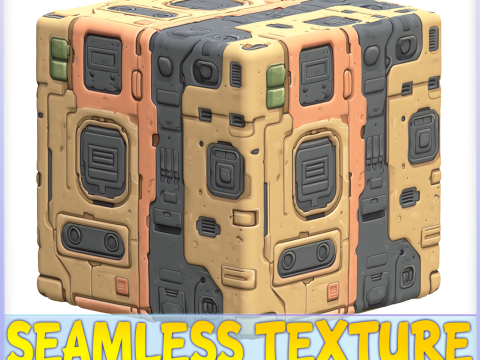 SciFi Seamless Texture CG 텍스쳐