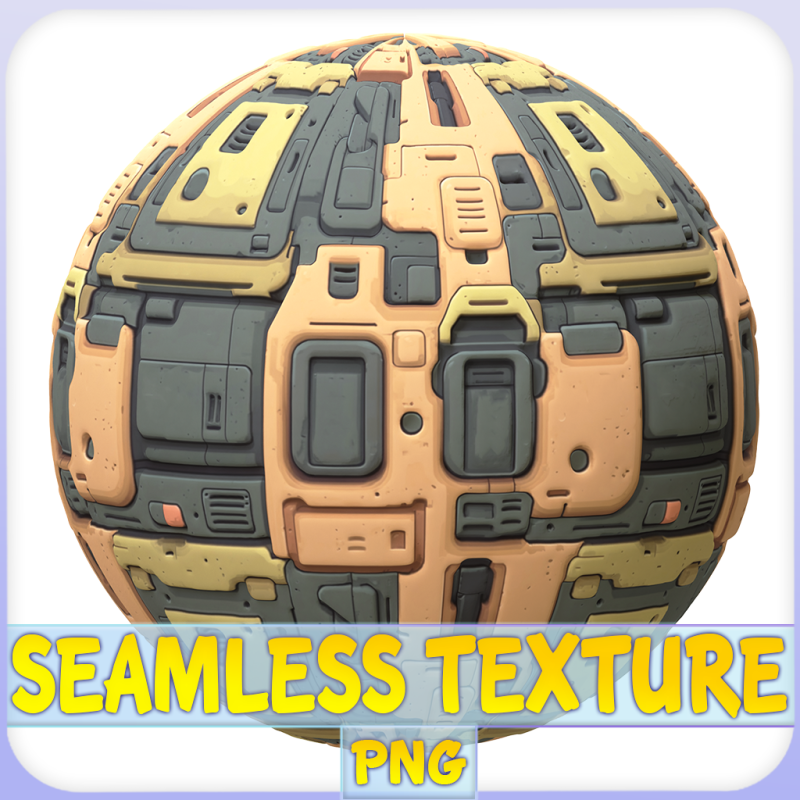 SciFi Seamless Texture Tekstur CG .c4d .max .obj .3ds .fbx .stl .blend