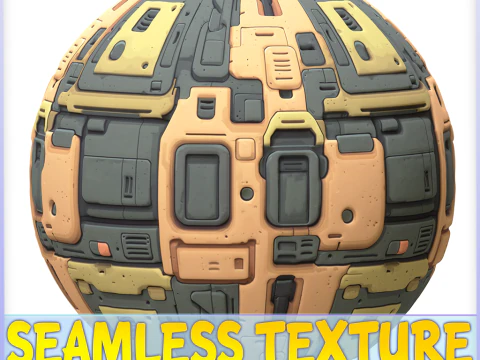 SciFi सीमलेस बनावट CG टेक्स्चर्स