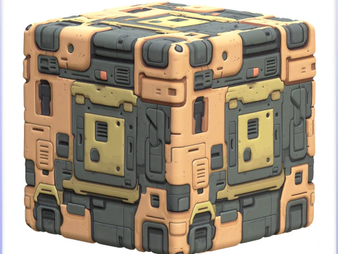 SciFi Seamless Texture CG Textures