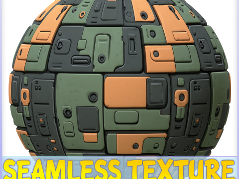 SciFi Seamless Texture CG 텍스쳐