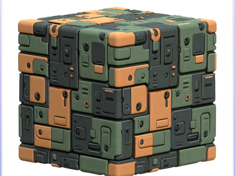 SciFi Seamless Texture CG Textures