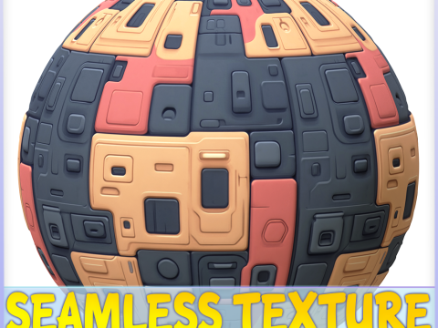 SciFi Seamless Texture CG 텍스쳐