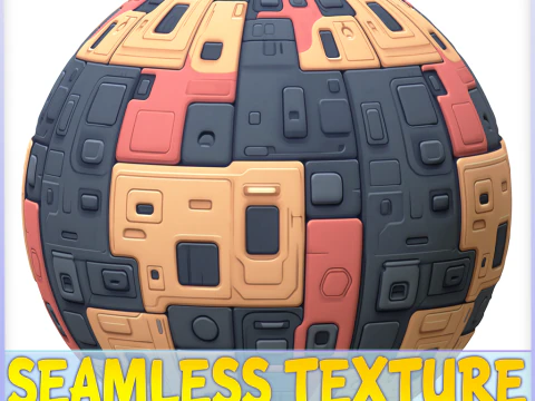SciFi सीमलेस बनावट CG टेक्स्चर्स