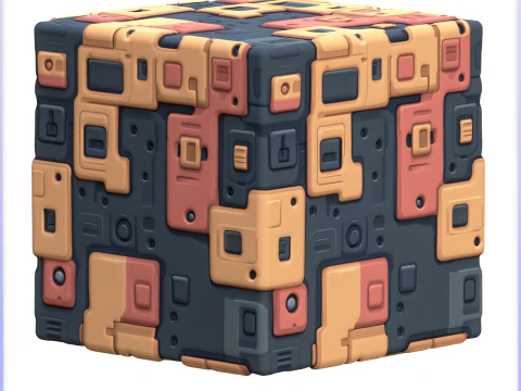 SciFi Seamless Texture CG Textures