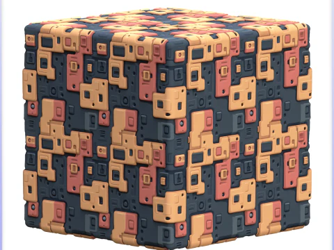 SciFi Seamless Texture CG Textures