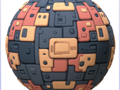 SciFi Seamless Texture Texturas CG