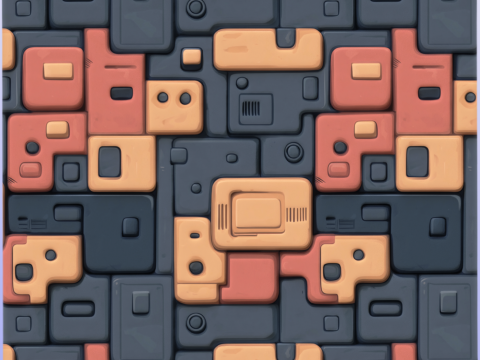 SciFi Seamless Texture Texturas CG