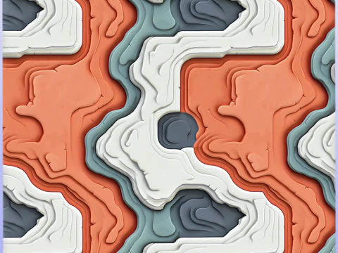 Научно-фантастическая бесшовная текстура CG Текстуры