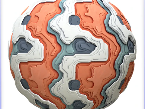 Научно-фантастическая бесшовная текстура CG Текстуры