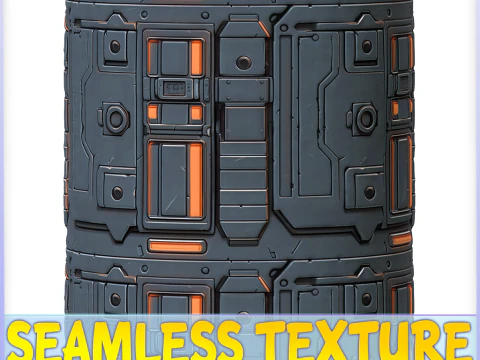 SciFi सीमलेस बनावट CG टेक्स्चर्स