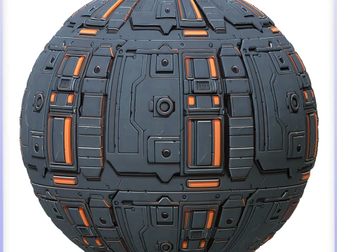 SciFi Seamless Texture CG Textures