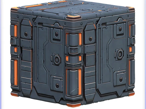 SciFi Seamless Texture CG Textures
