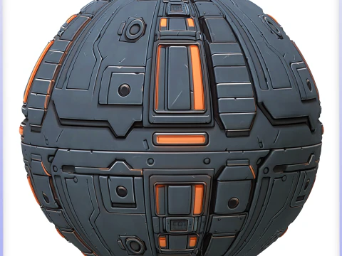 SciFi Seamless Texture CG Textures