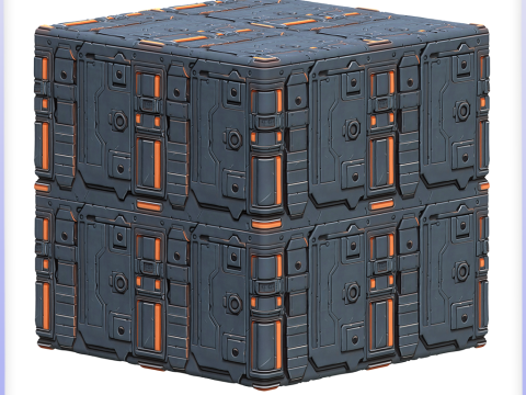 SciFi Seamless Texture CG Texturen