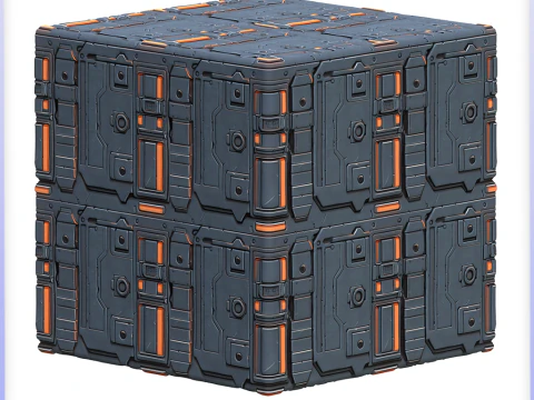 SciFi Seamless Texture CG Textures