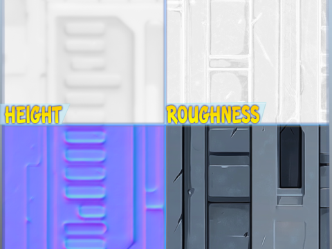SciFi Seamless Texture CG Текстуры