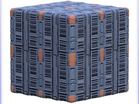 SciFi Seamless Texture CG 纹理